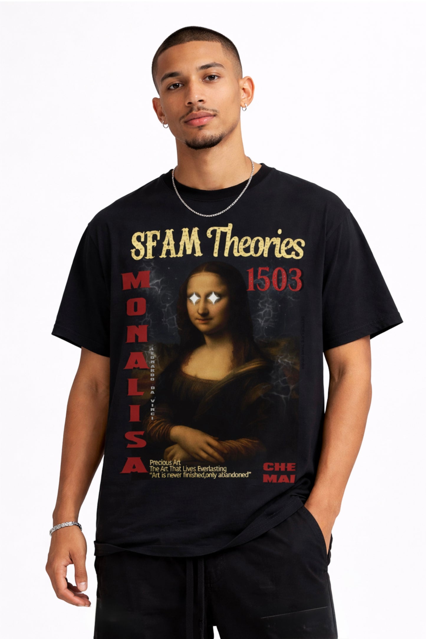 Black ‘Precious Art’ Tee