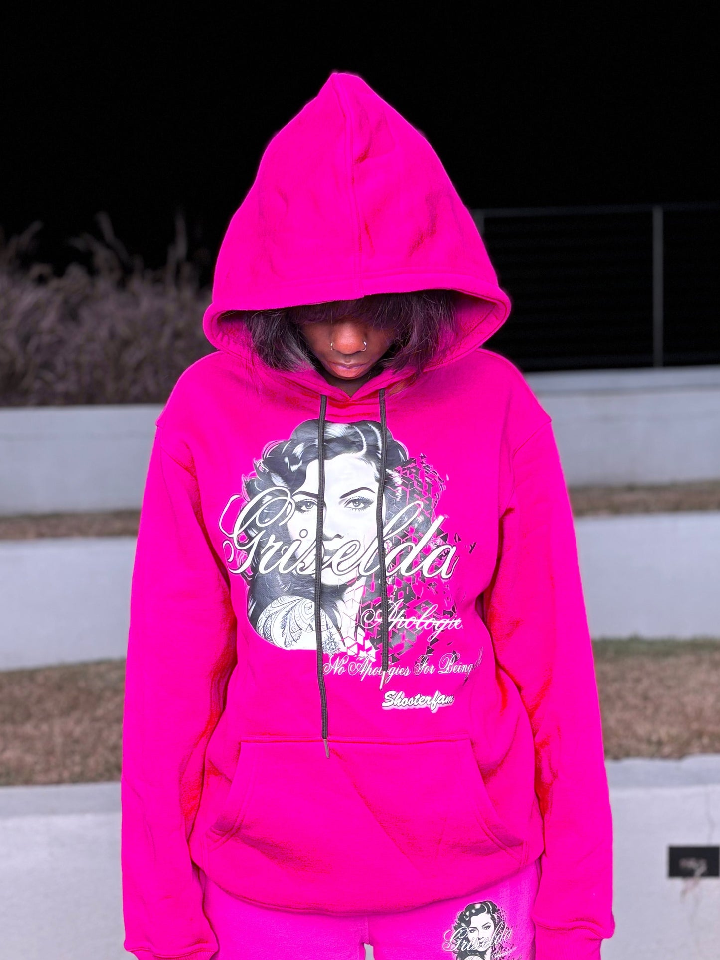 Apologies Hoodie (Pink/Black/White/Grey)