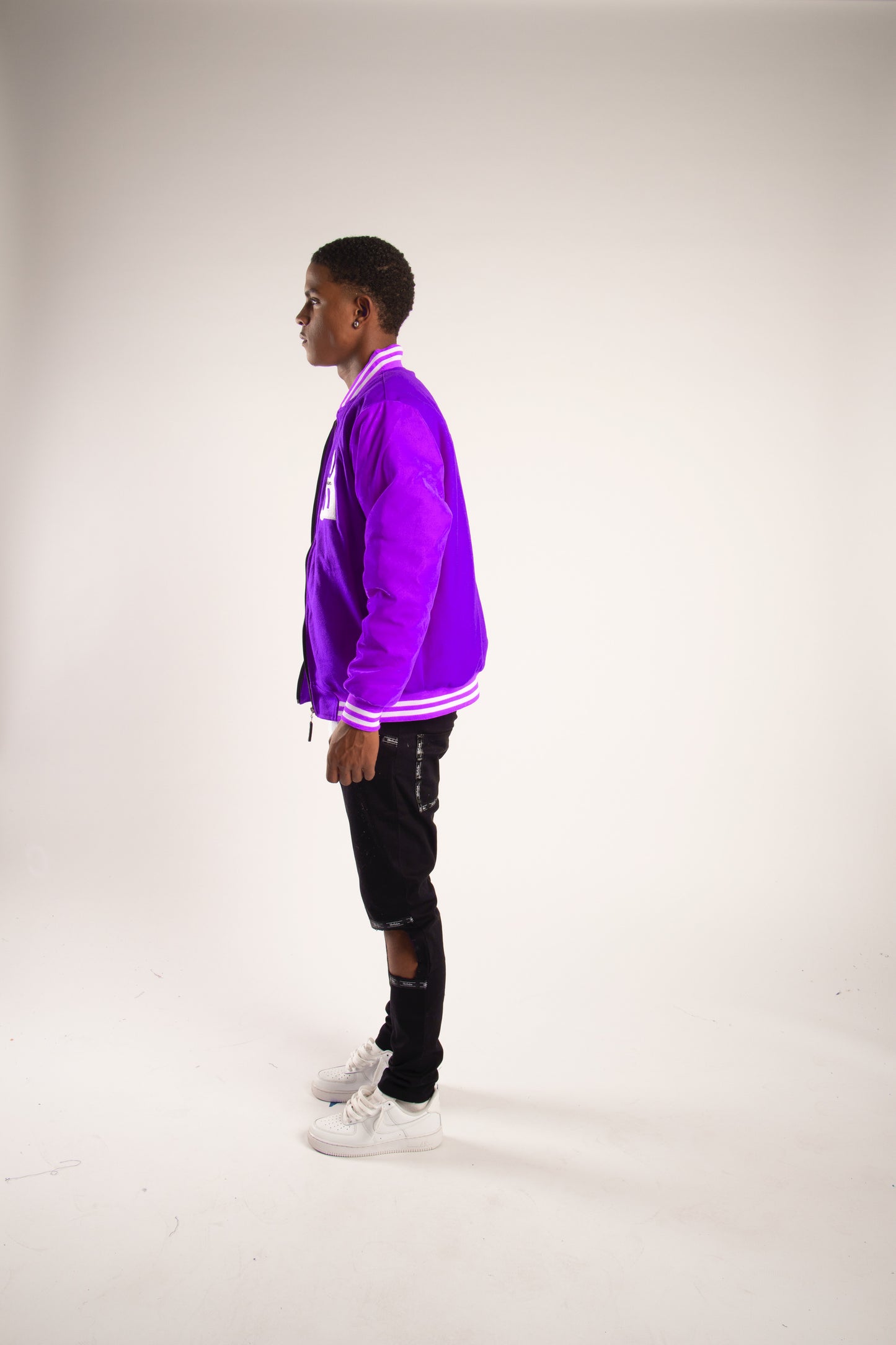 SF1 Varsity Zip Jacket (Purple)