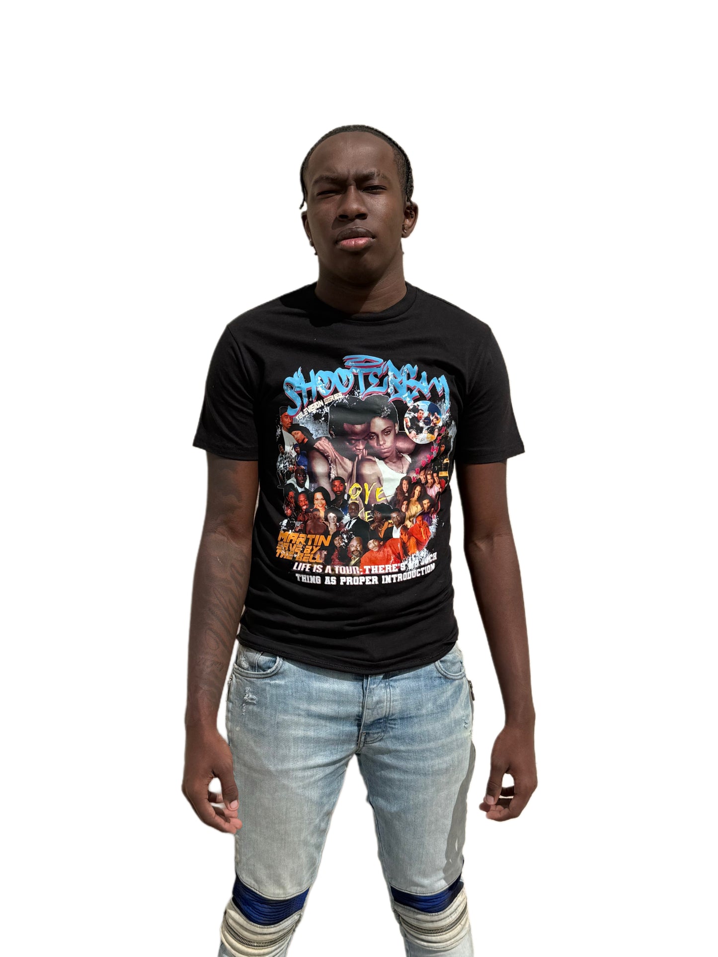 Black “SFTV Series” T-Shirt