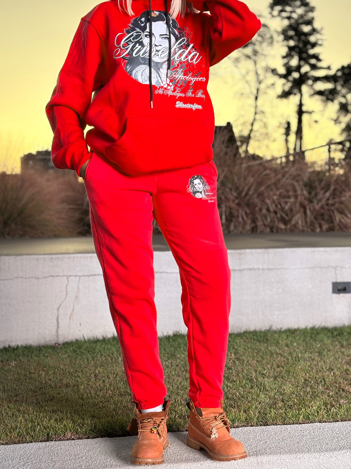 Apologies Sweatpants (Red/Black/White/Grey)