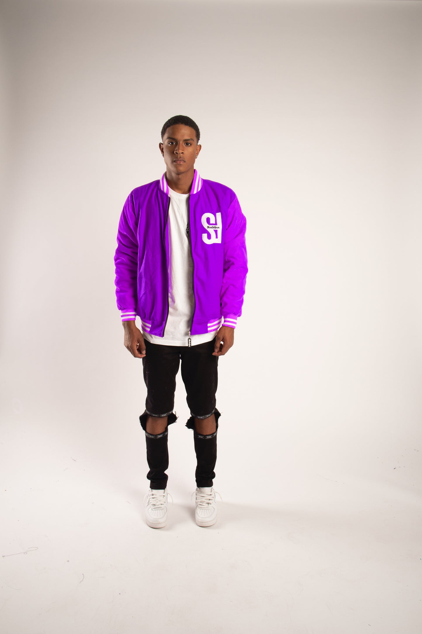 SF1 Varsity Zip Jacket (Purple)