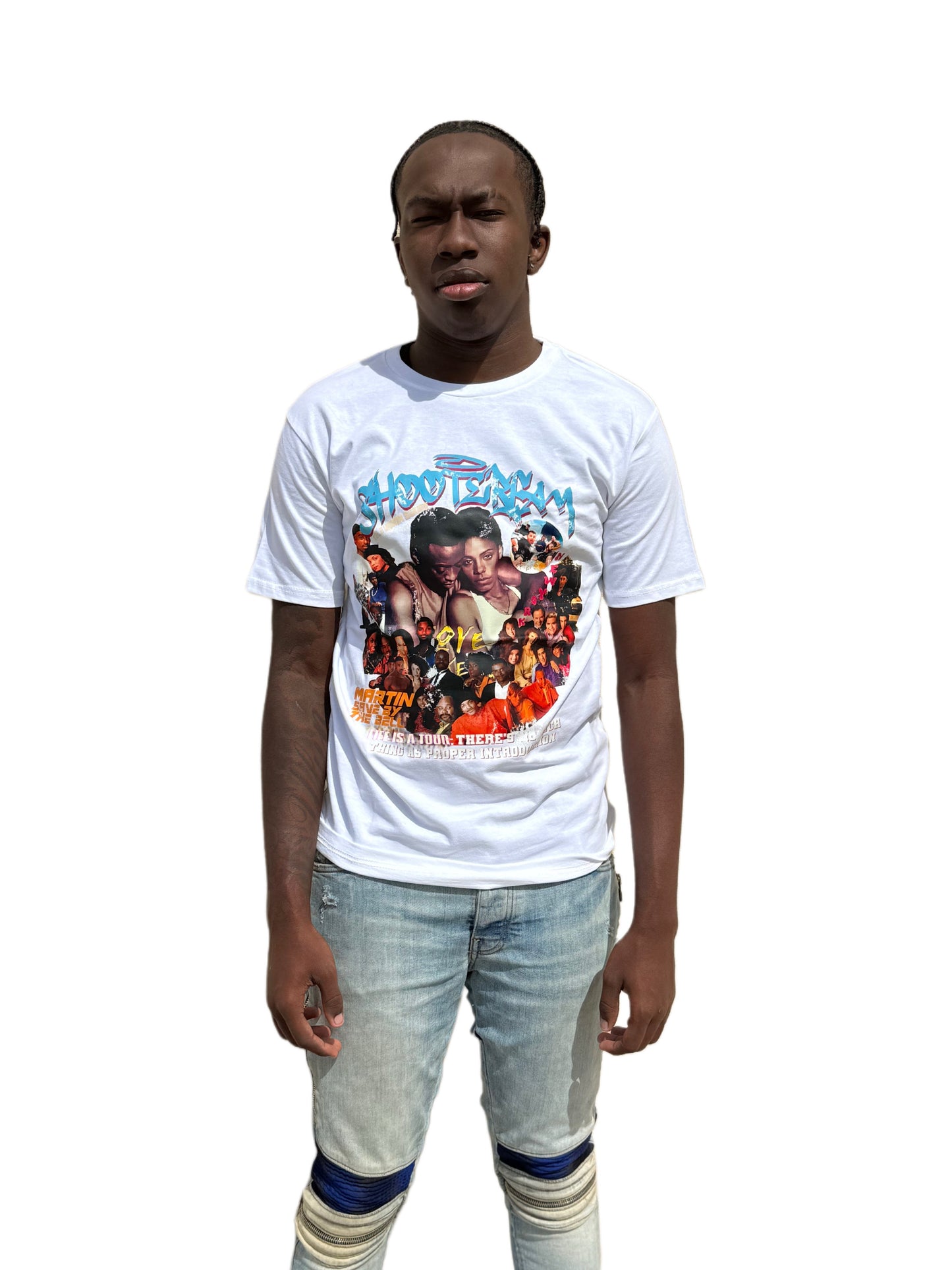 WHITE “SFTV Series” T-Shirt