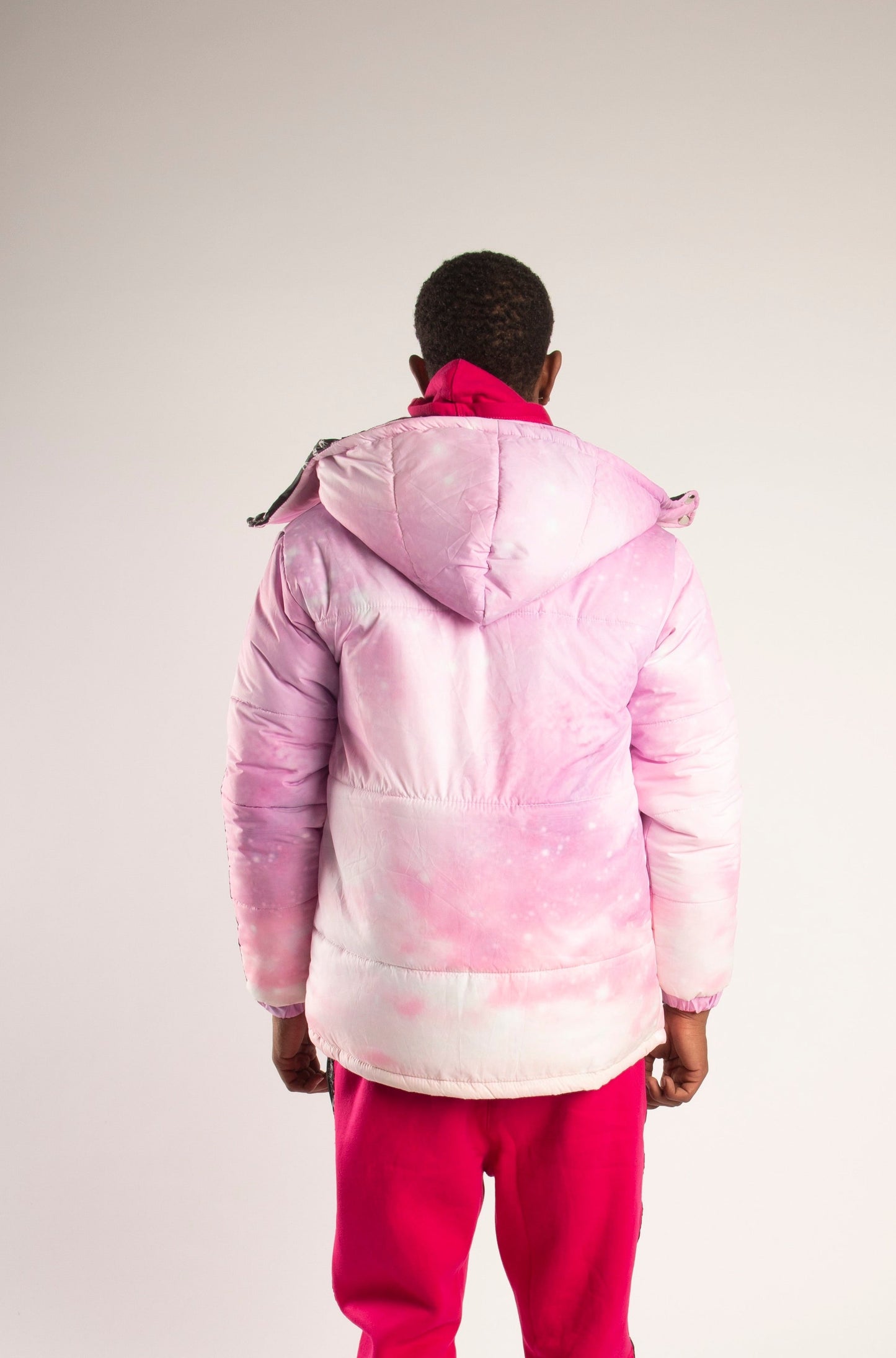 SF1 Galaxy Puffer Jacket (Pink)