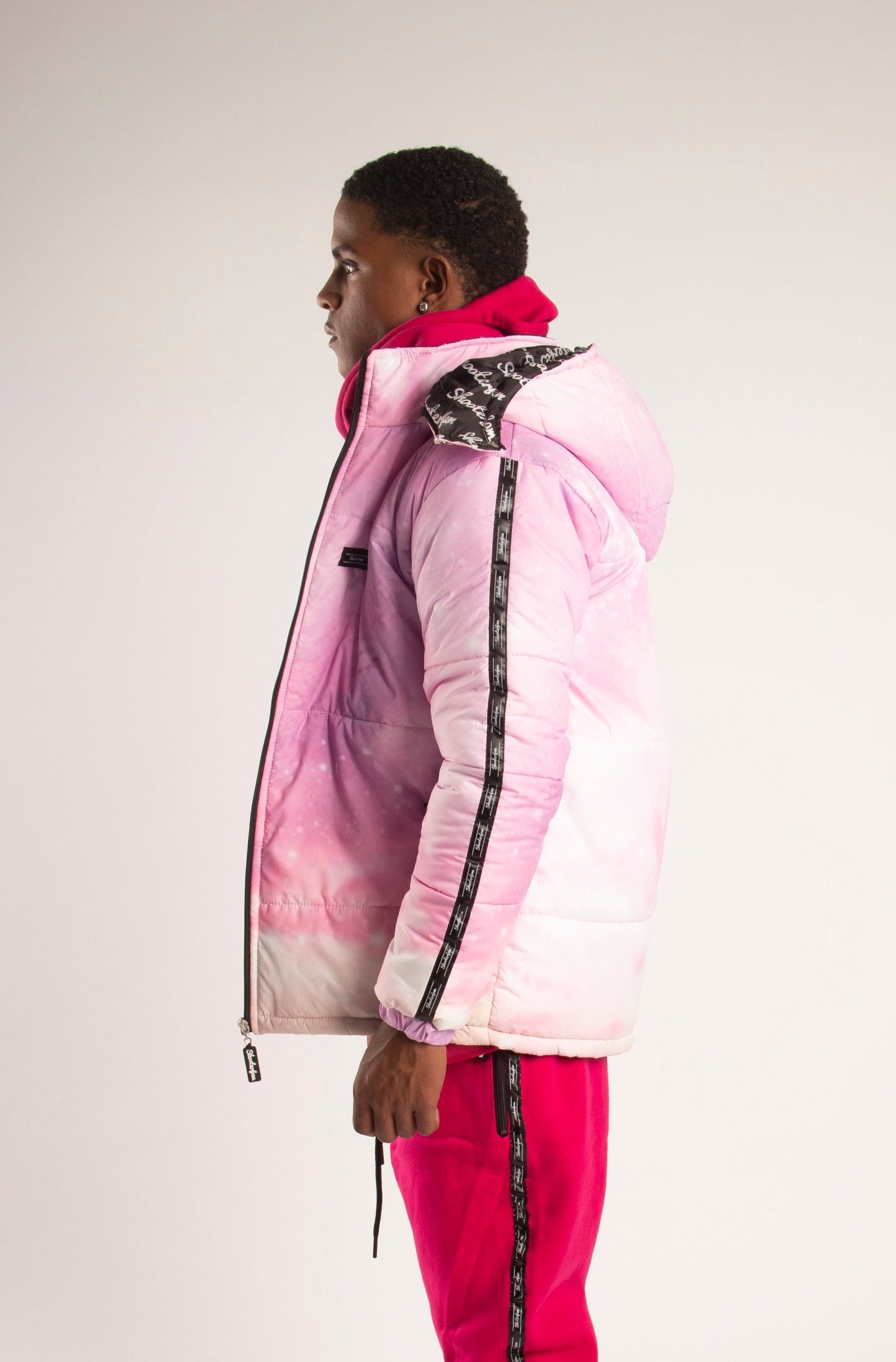 SF1 Galaxy Puffer Jacket (Pink)