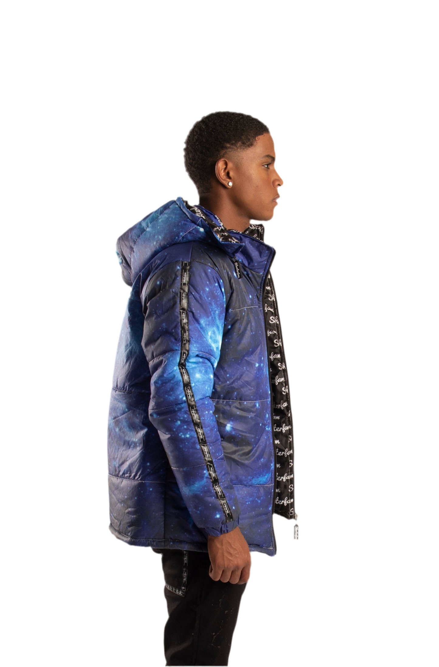 SF1 Galaxy Puffer Jacket (Blue)