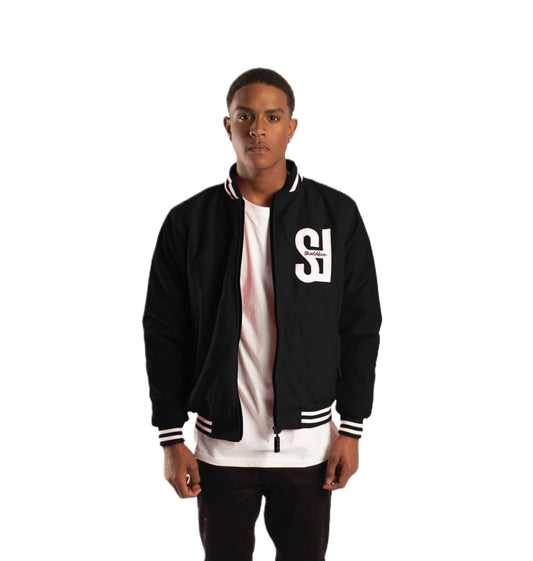 SF1 Varsity Zip Jacket (Black)