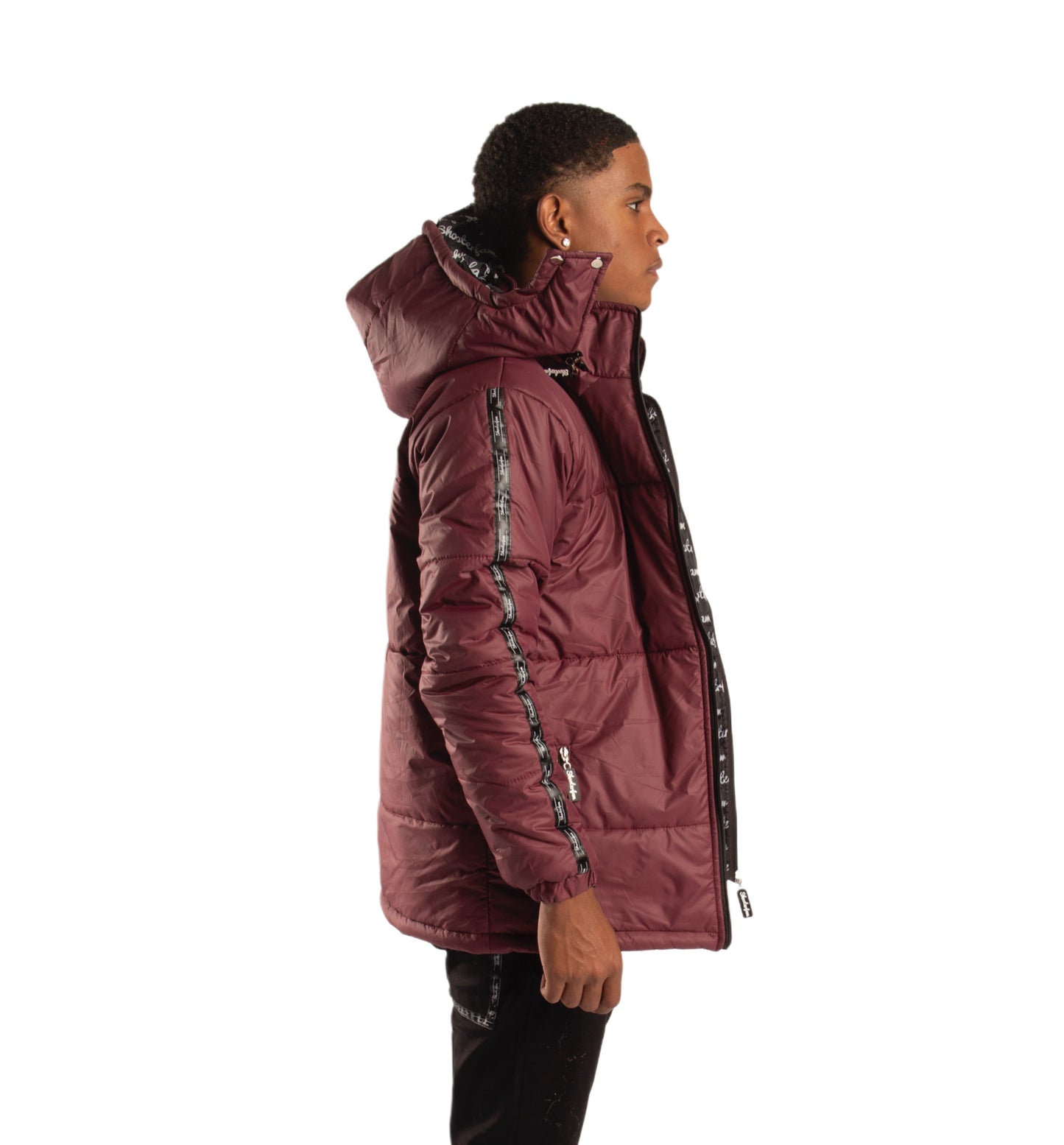 SF1 Puffer Jacket (Maroon)