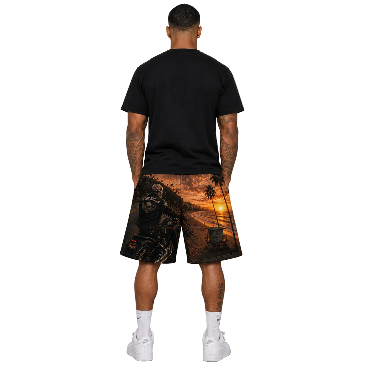 [LIMITED EDITION] 'Rough Ryders' Black SHORTS