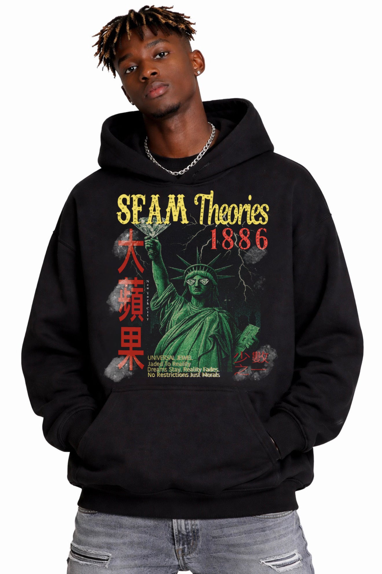 Black ‘Universal Jewel’ Hoodie