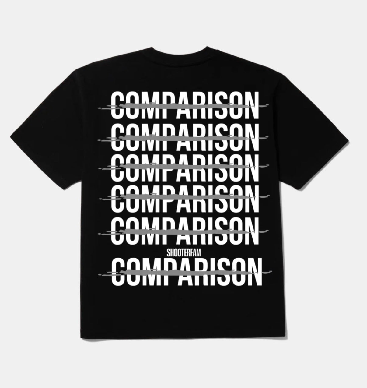 BLACK 'NO COMPARISON' "JOKER" T-SHIRT[JAY HOUND EDITION] (BLACK/GREY)