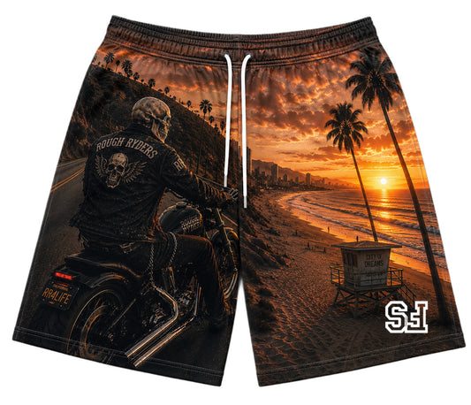 [LIMITED EDITION] 'Rough Ryders' Black SHORTS
