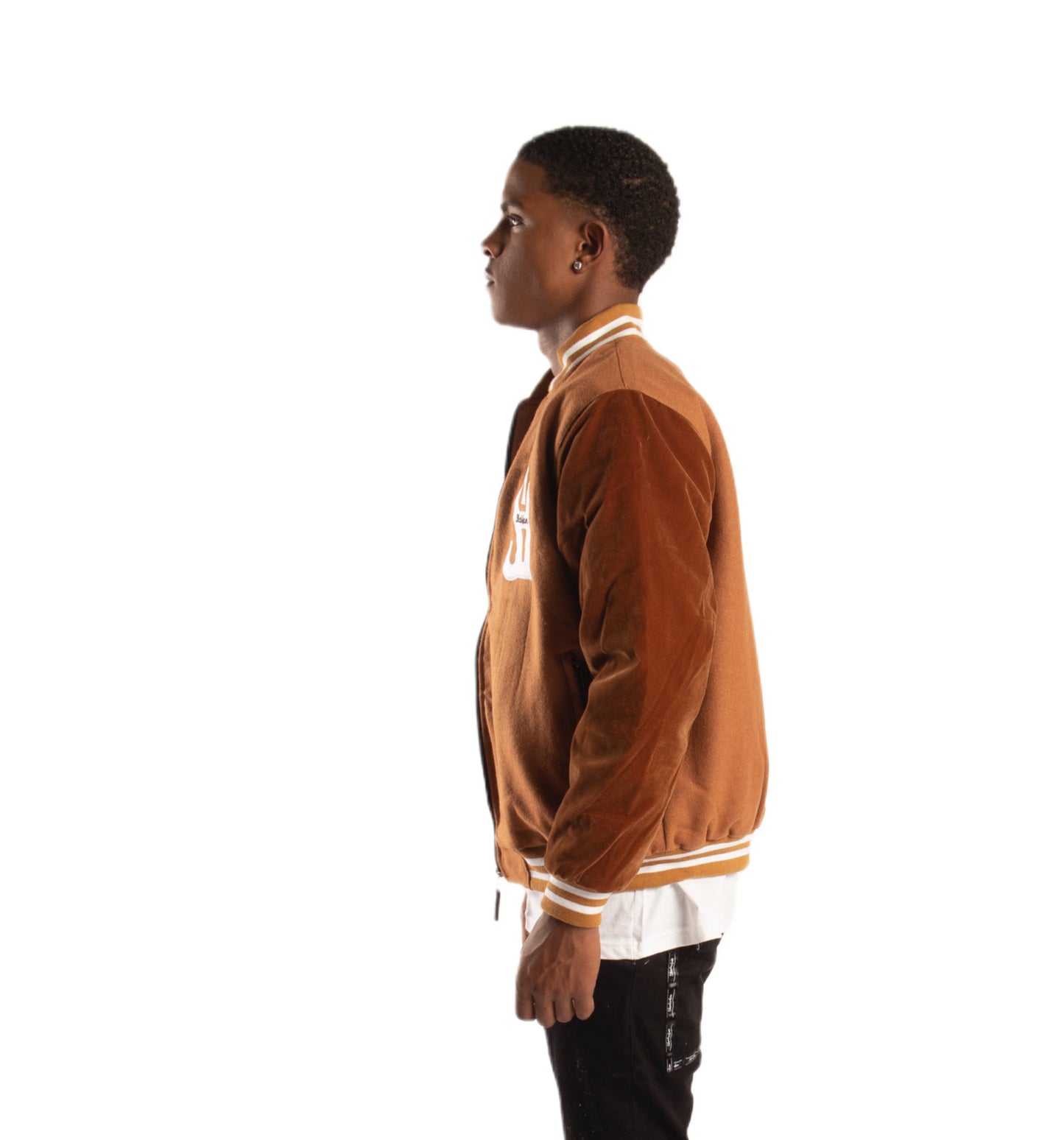 SF1 Varsity Zip Jacket (Brown)