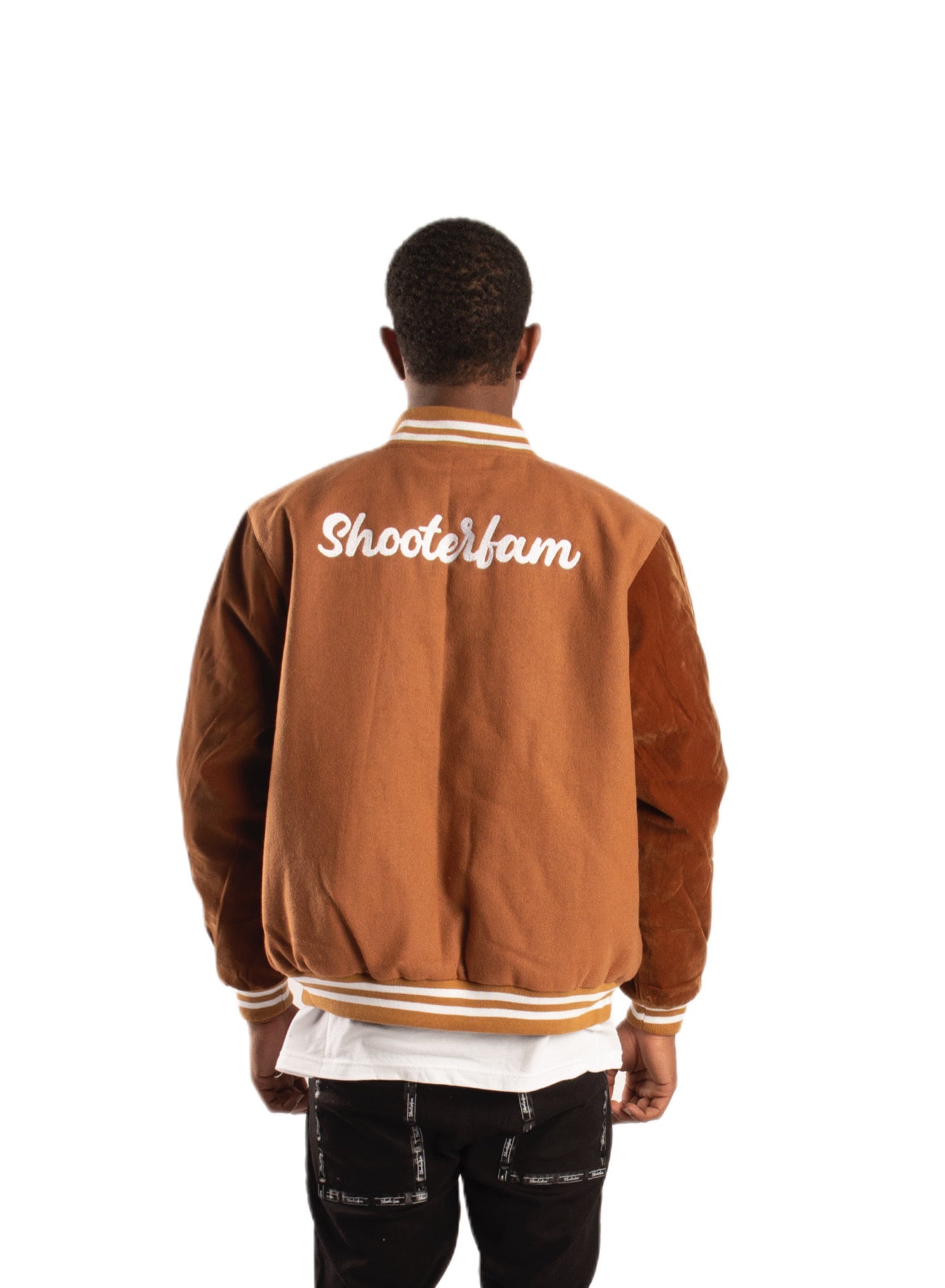 SF1 Varsity Zip Jacket (Brown)
