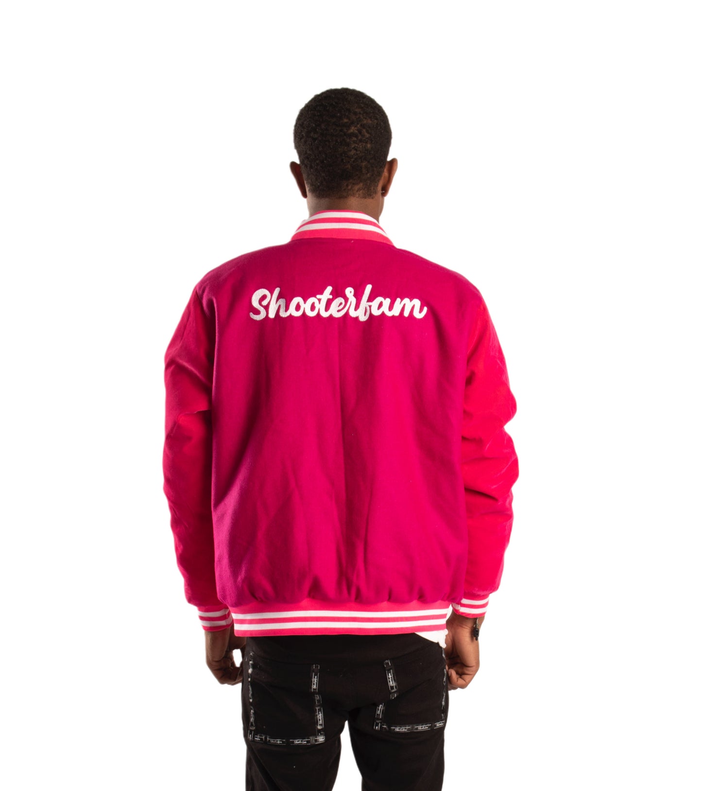 SF1 Varsity Zip Jacket (Hot Pink)