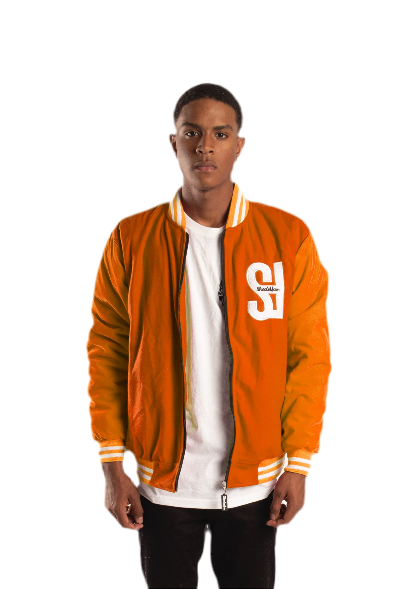 SF1 Varsity Zip Jacket (Orange)