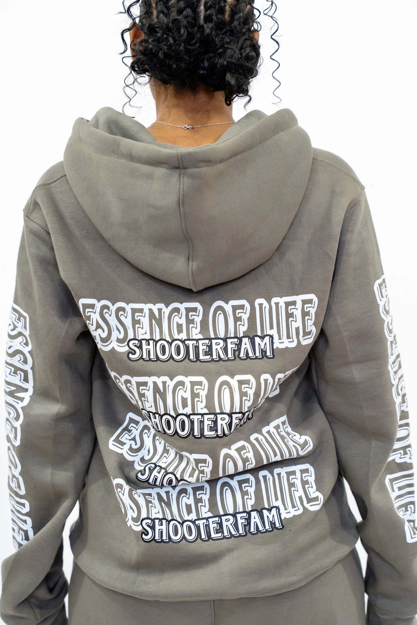 'ESSENCE OF LIFE' ZIP HOODIE