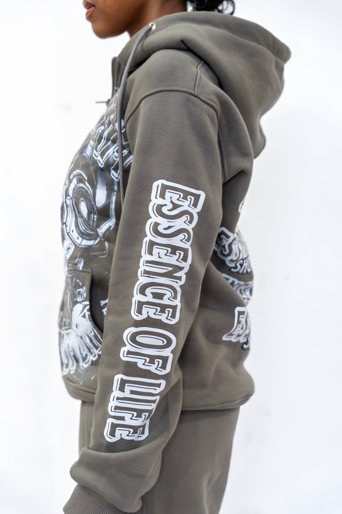 'ESSENCE OF LIFE' ZIP HOODIE