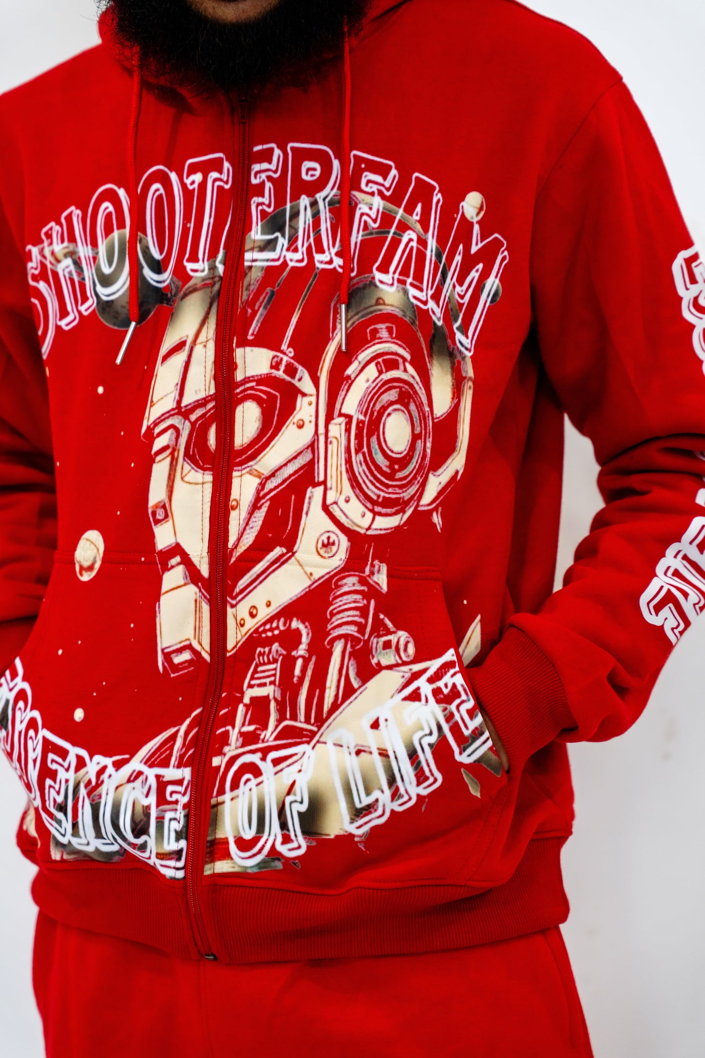 'ESSENCE OF LIFE' ZIP HOODIE