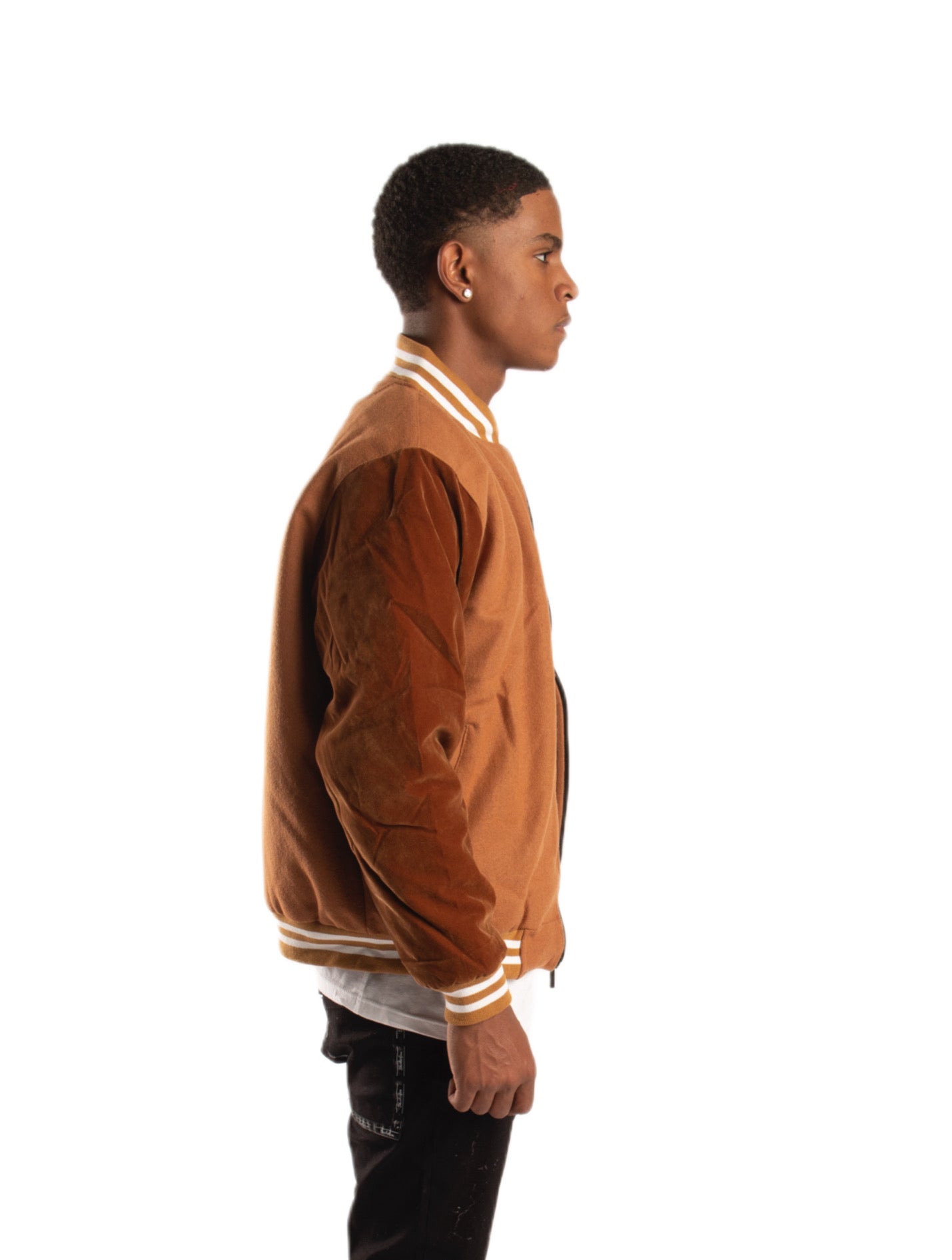 SF1 Varsity Zip Jacket (Brown)