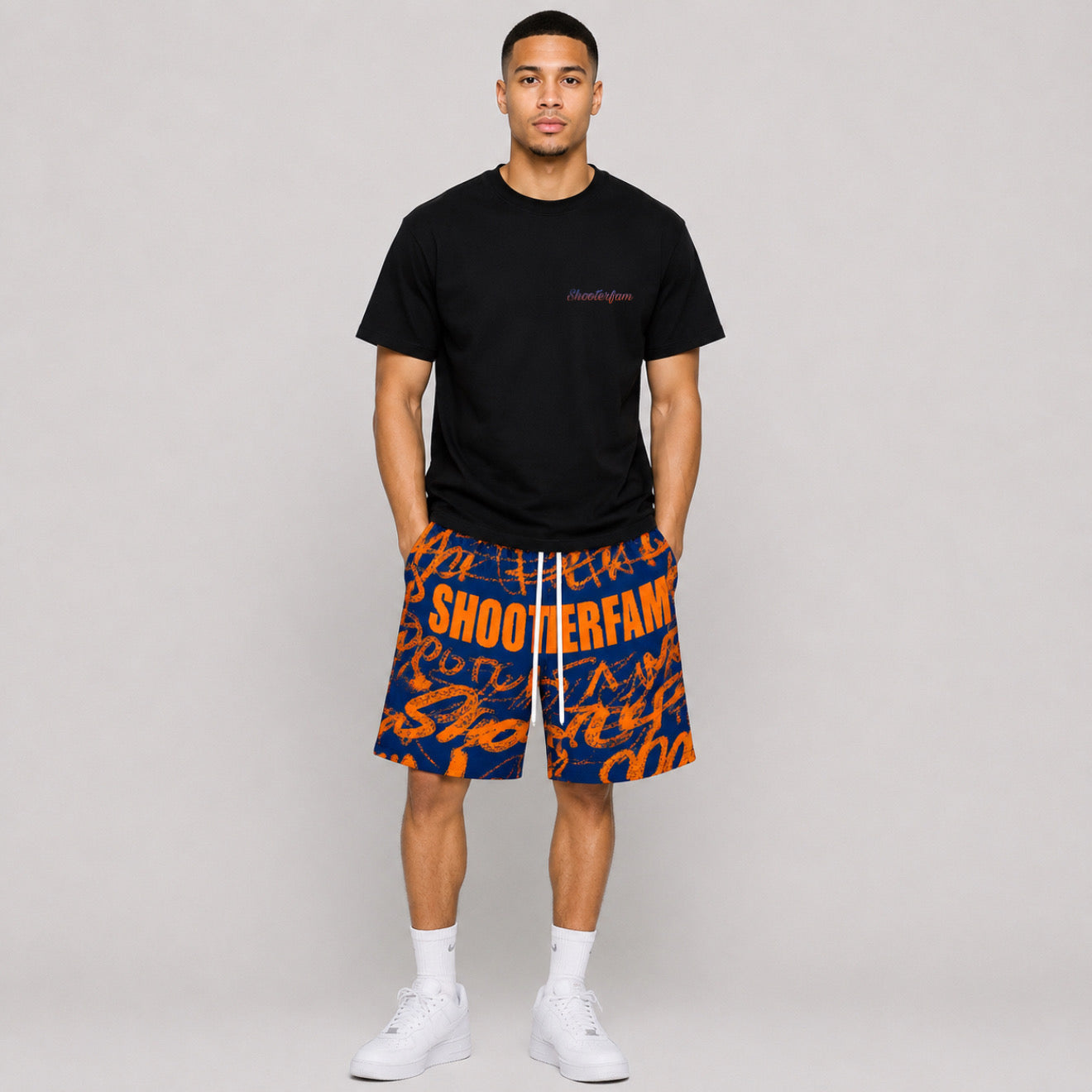 [LIMITED EDITION] 'NEW YORK KNICKS' MIDNIGHT BLUE 'GRAFITTI' SHORTS