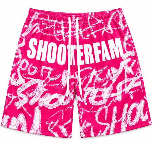 PINK 'GRAFITTI' SHORTS