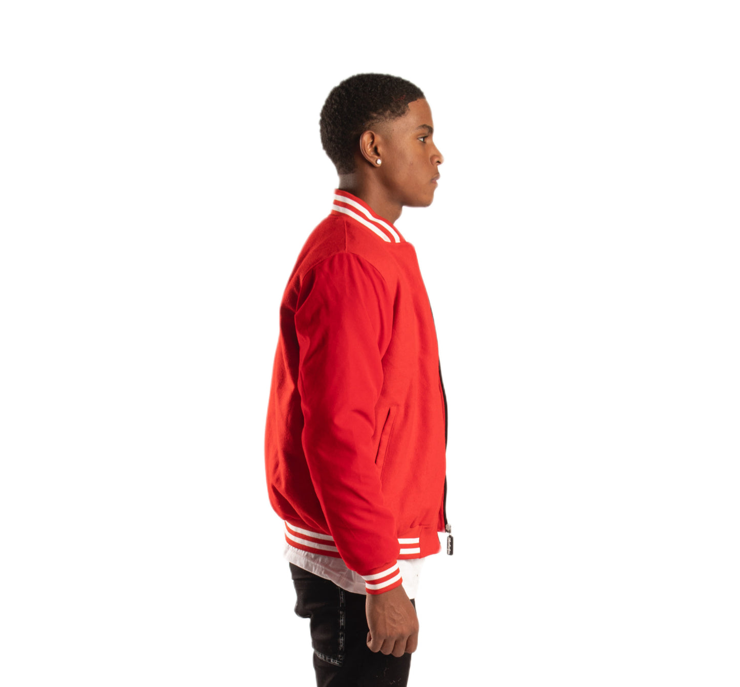 SF1 Varsity Zip Jacket (Red)