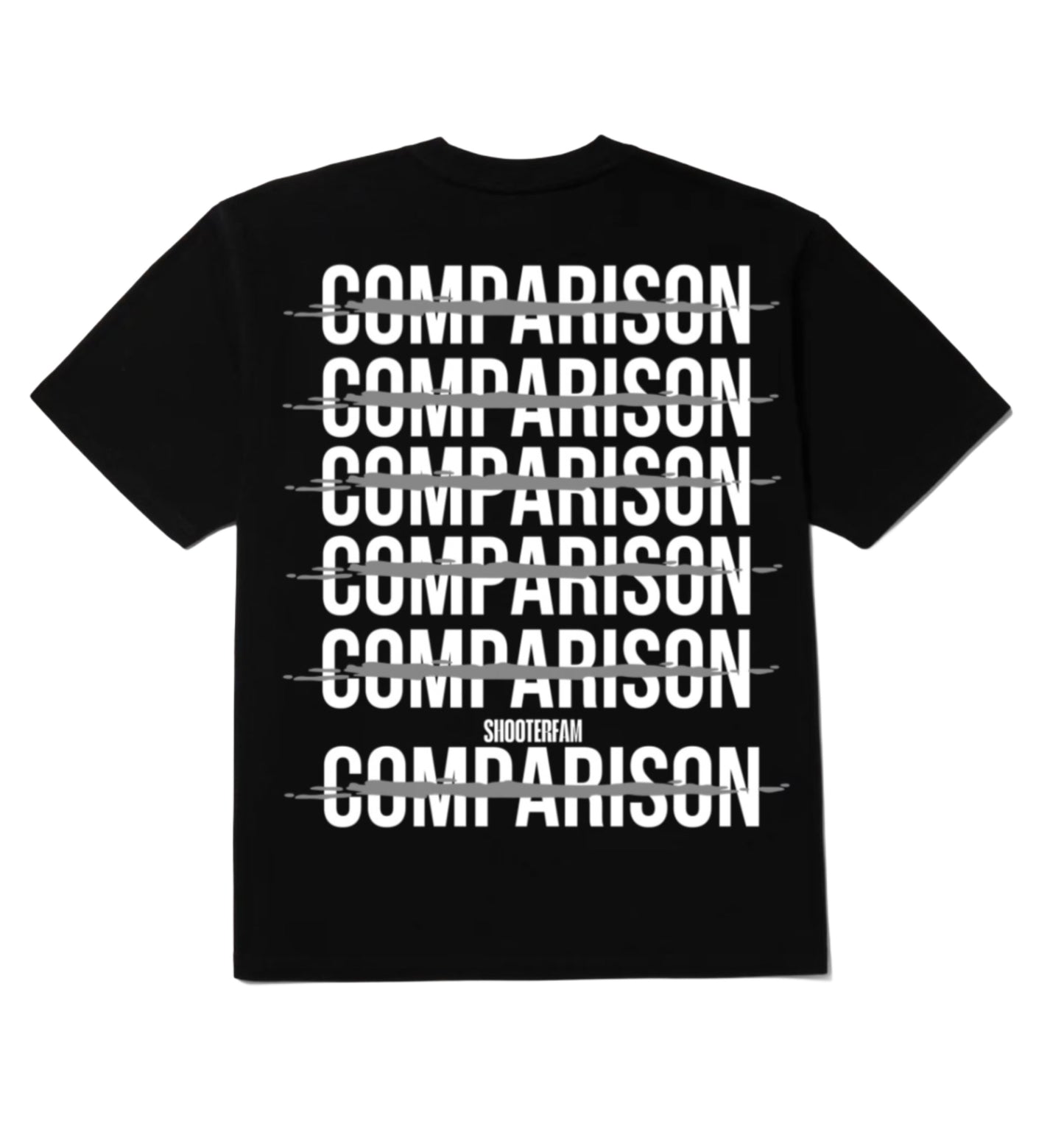 BLACK 'NO COMPARISON' "JOKER" T-SHIRT[JAY HOUND EDITION] (BLACK/GREY)