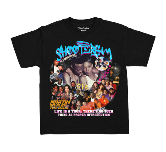 Black “SFTV Series” T-Shirt