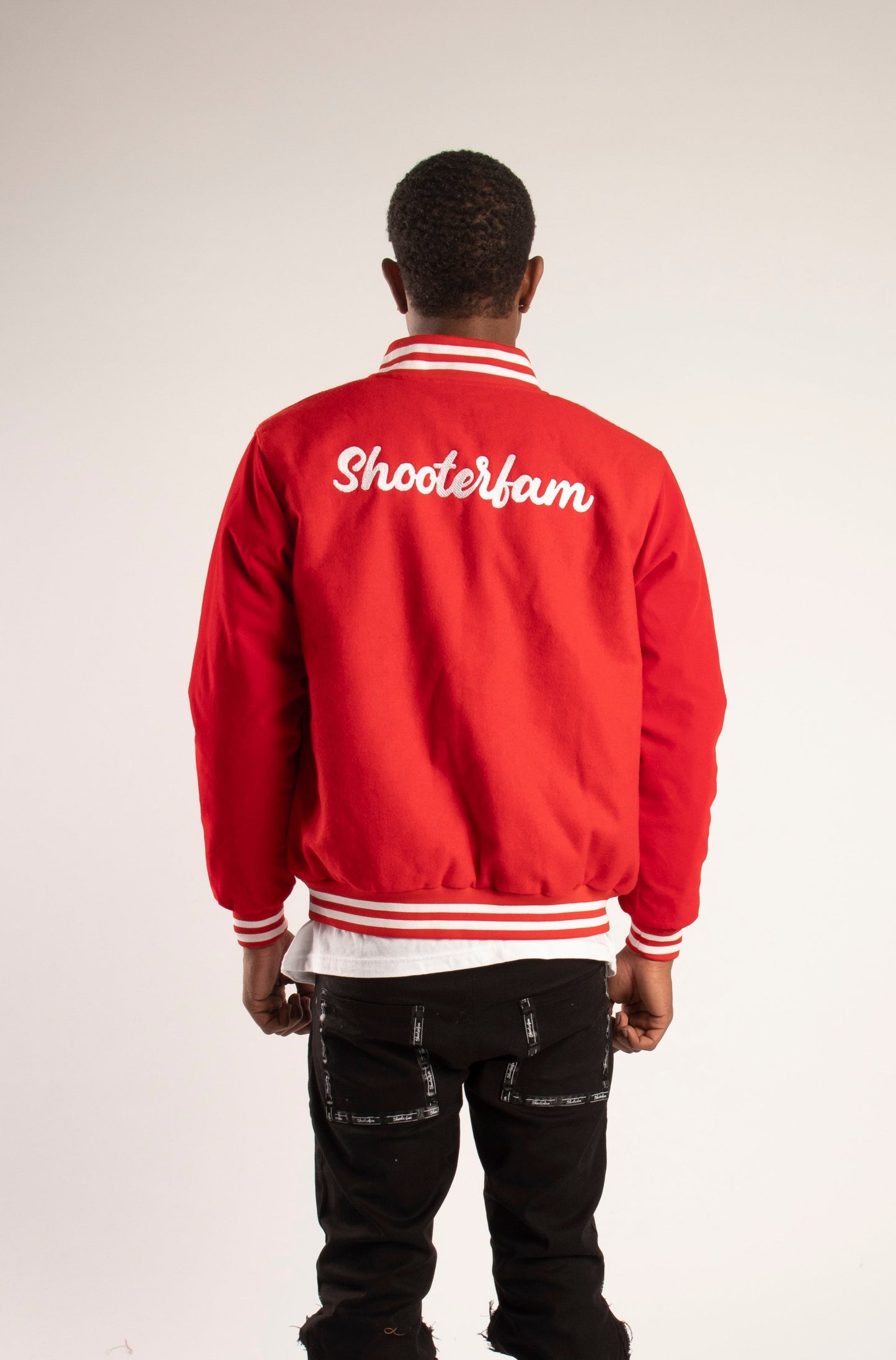 SF1 Varsity Zip Jacket (Red)