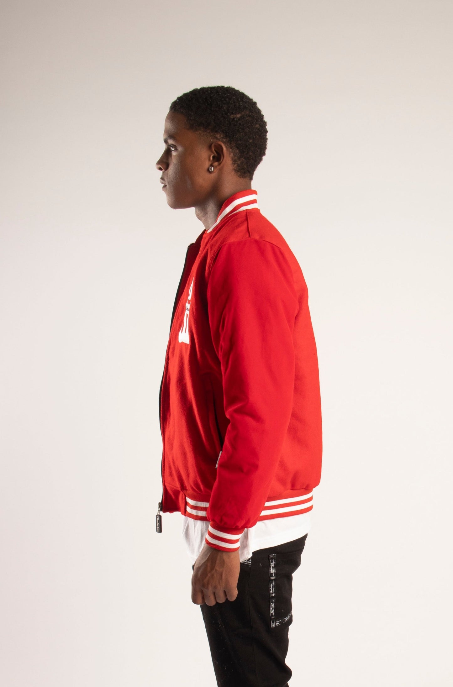 SF1 Varsity Zip Jacket (Red)