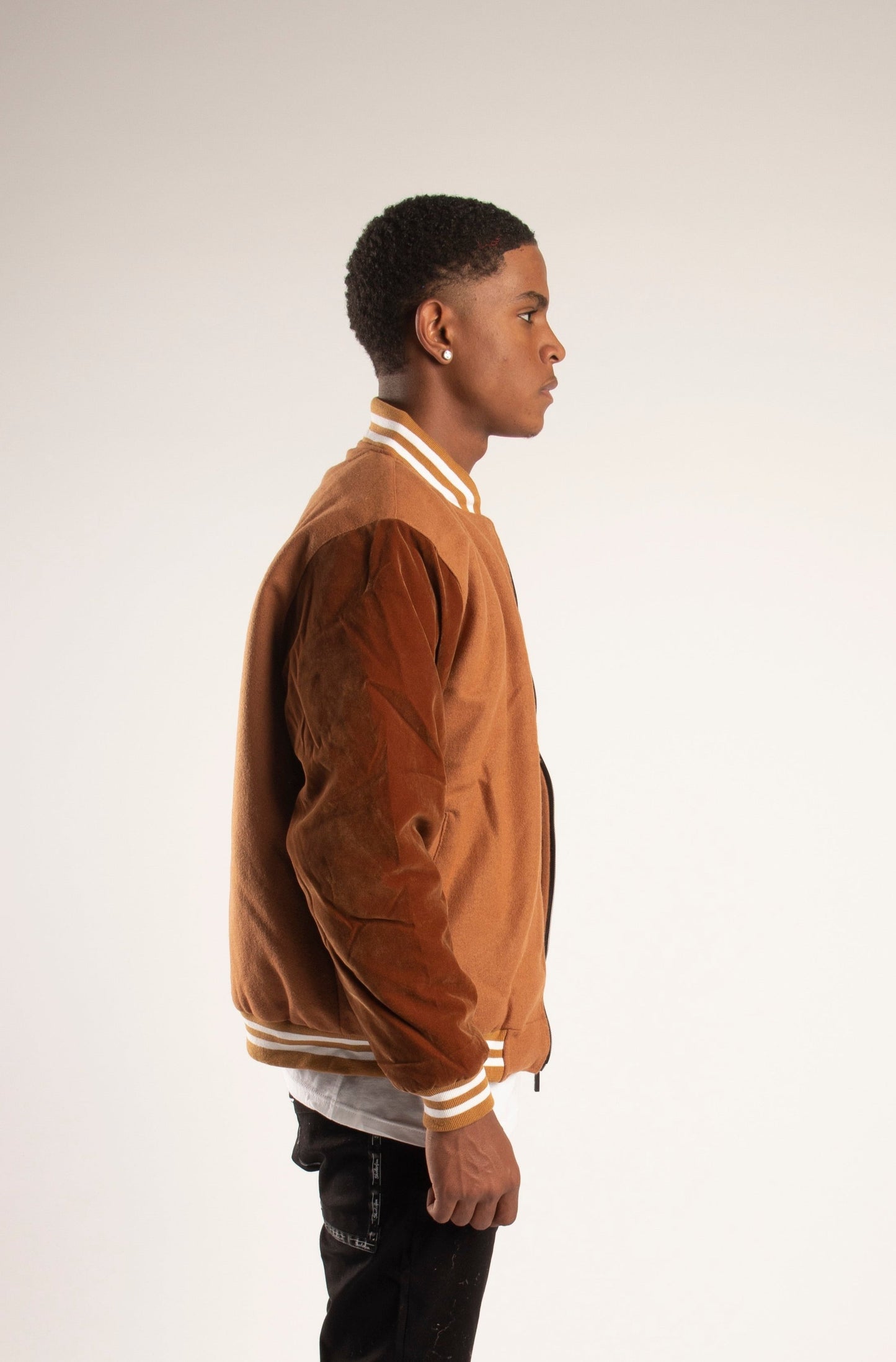 SF1 Varsity Zip Jacket (Brown)