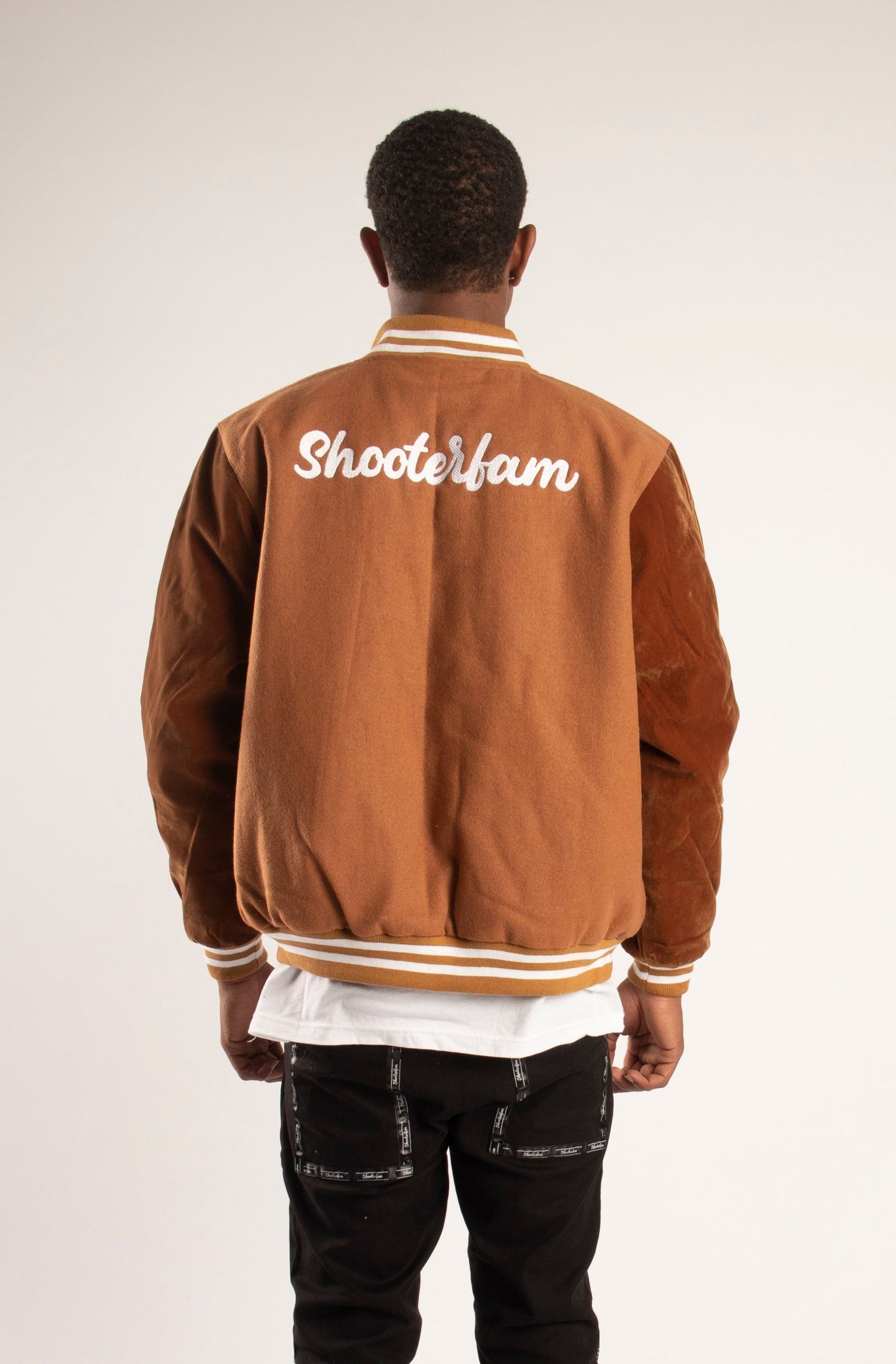 SF1 Varsity Zip Jacket (Brown)